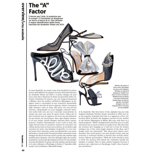 INTERVIEW AT VOGUE VANITY FAIR ACCESORIES ISSUE