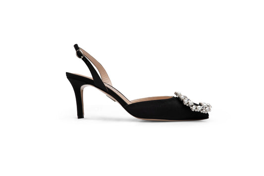 AMOR PERLA BLACK MID SILK