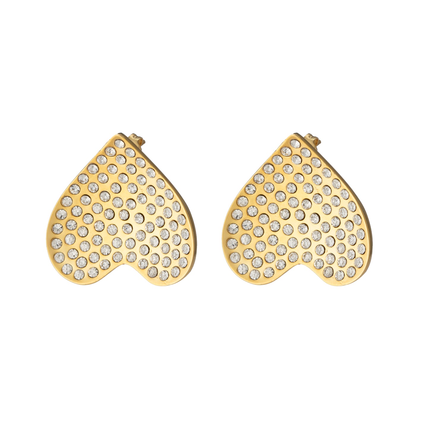 PRE ORDER - PETALS CRYSTAL EARRINGS GOLD