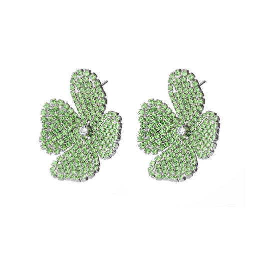 PRE ORDER- LIV ROSIE VERDE MINI FLOWER EARRING