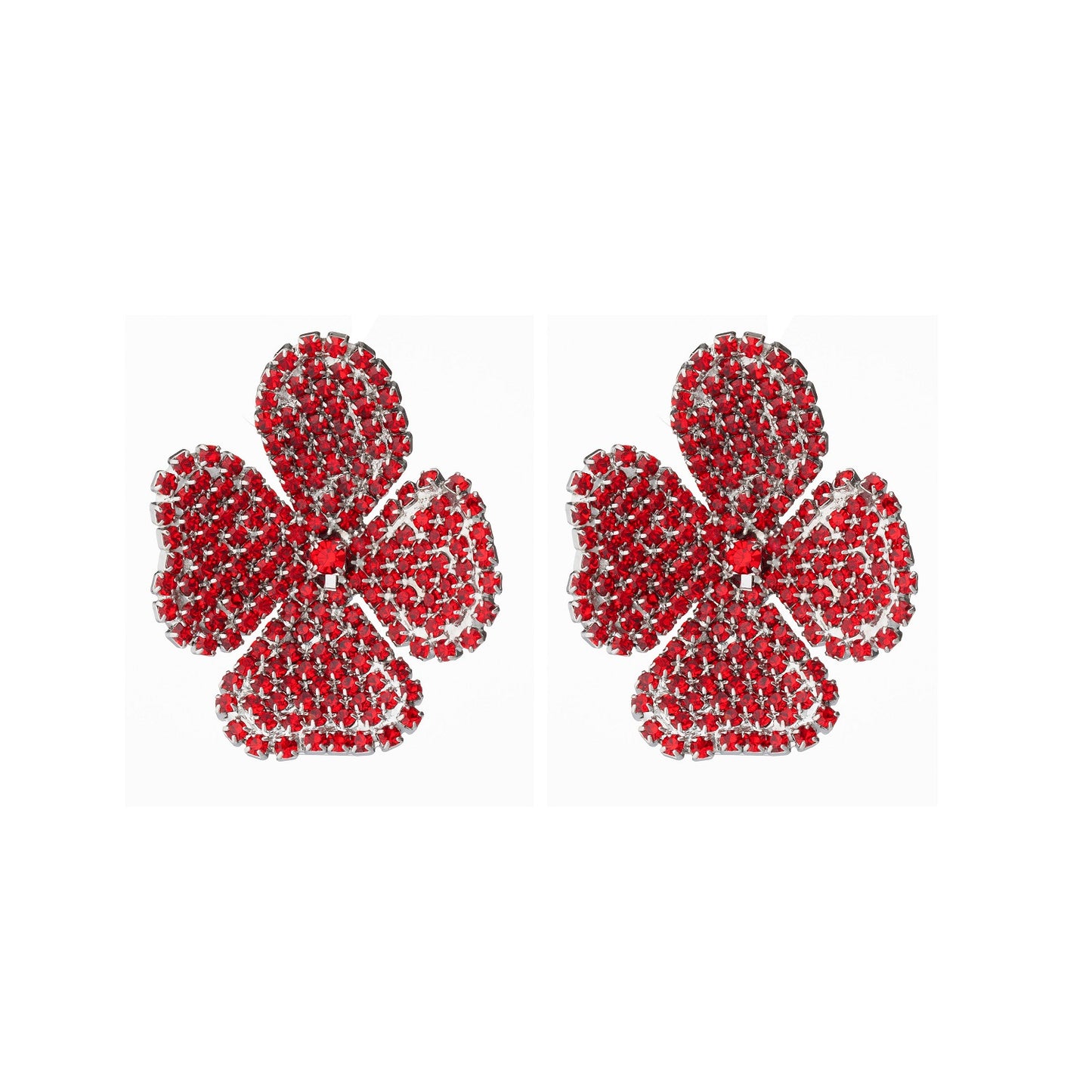 PRE ORDER- LIV ROSIE RED SIAM MINI FLOWER EARRING