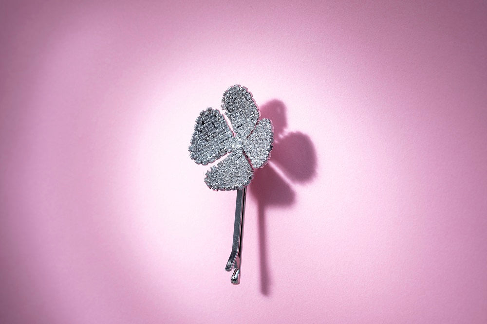 PRE ORDER - LIV ROSIE HAIR CLIP SILVER