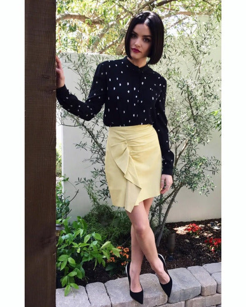 LUCY HALE IS WEARING A  BY ANABELLE