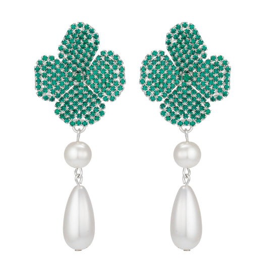 FFLOW X BY ANABELLE - LIV ROSIE PERLA DOUBLE MOTIF EMERALD