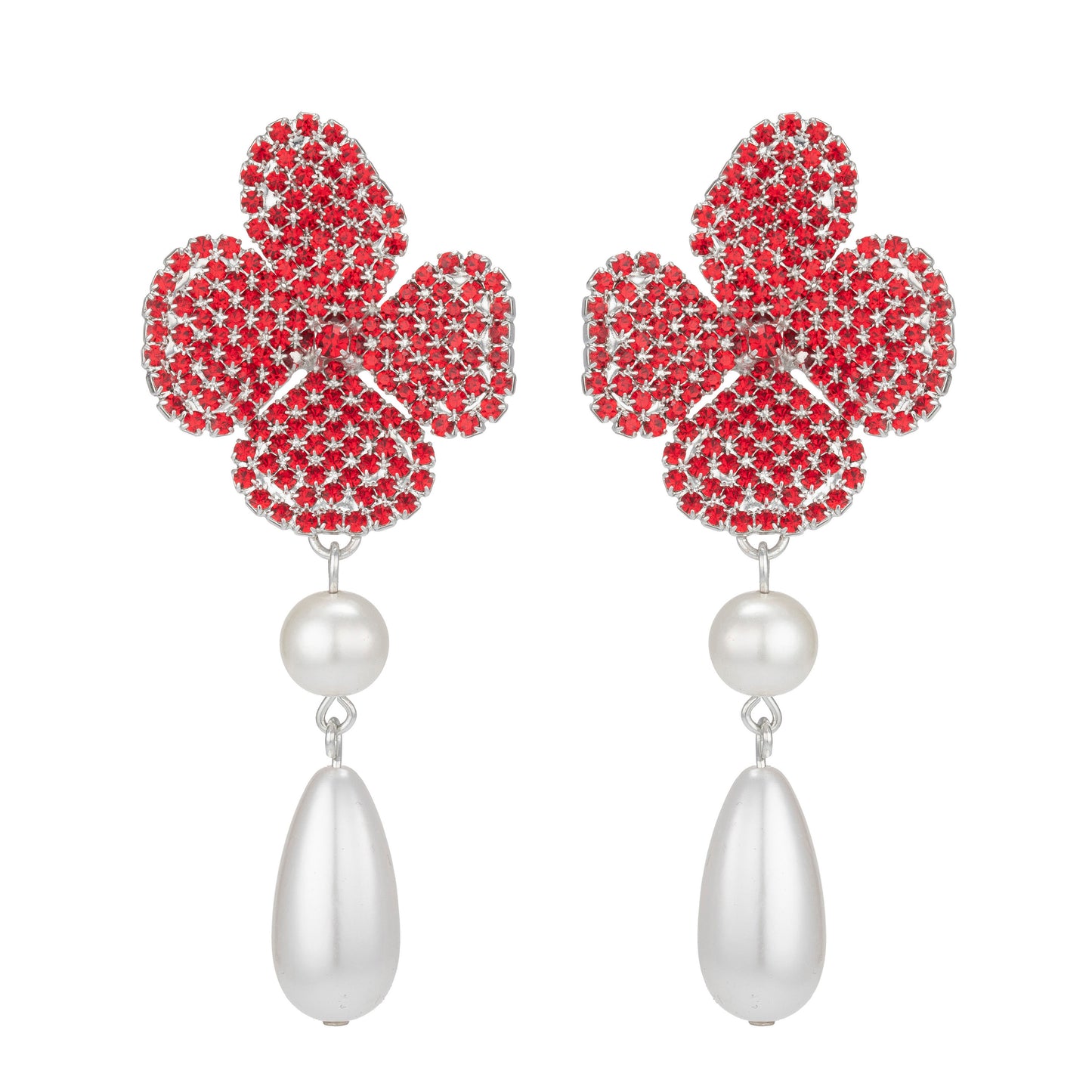 FFLOW X BY ANABELLE - LIV ROSIE PERLA DOUBLE MOTIF RED