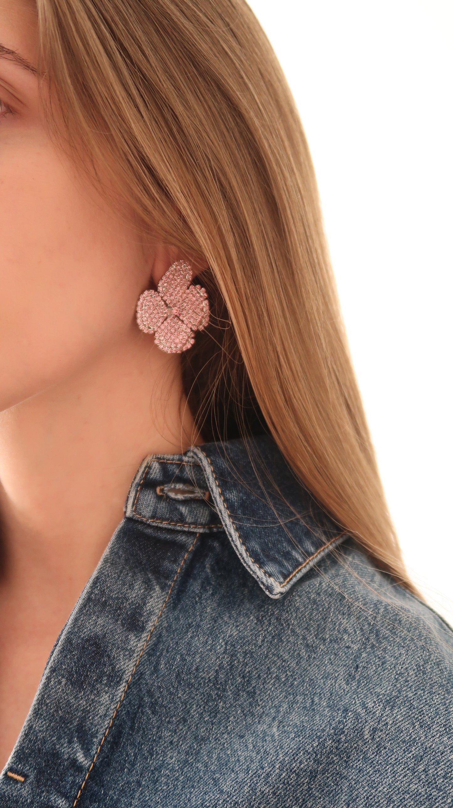 LIV ROSIE BARBIE PINK MINI FLOWER EARRING